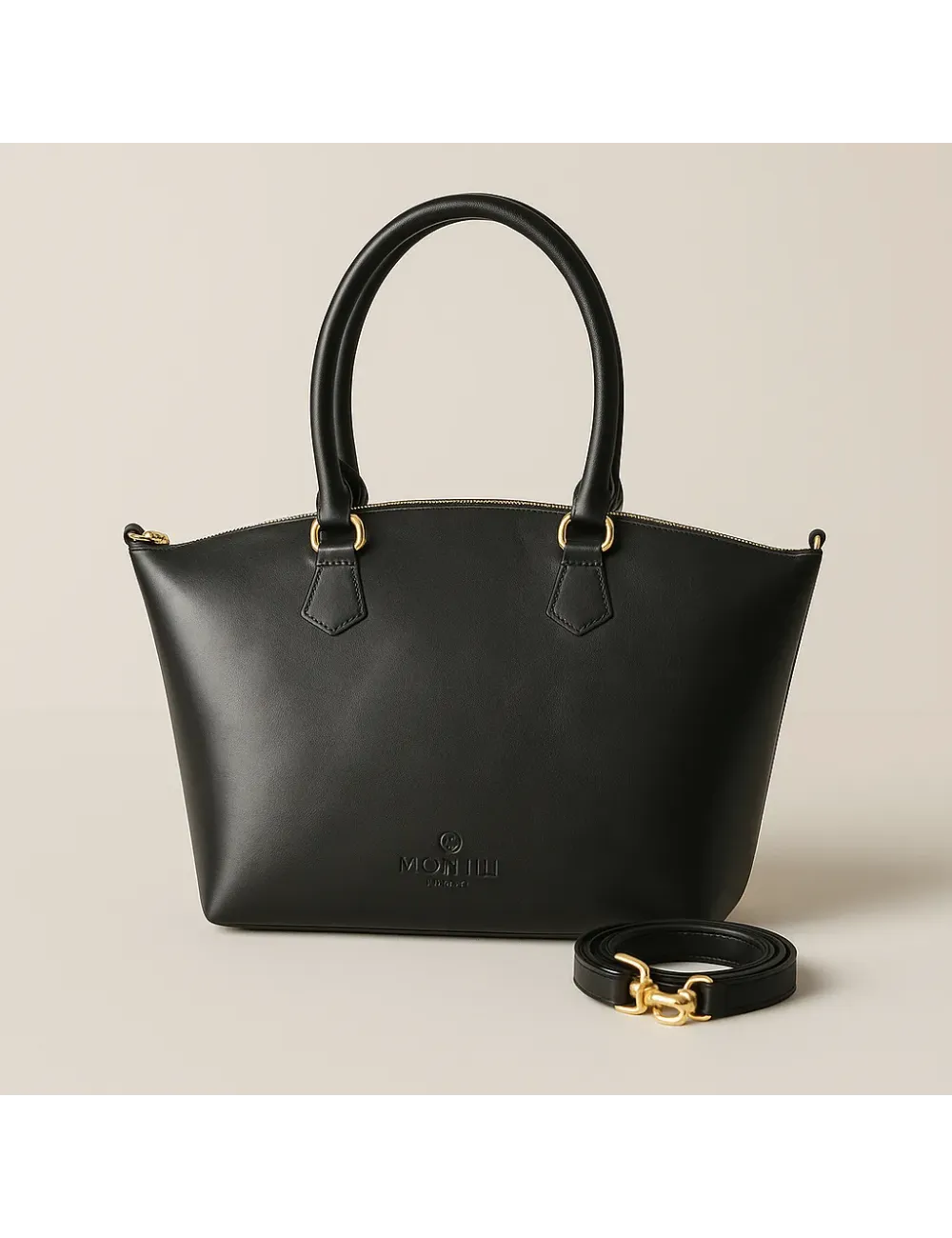 Sac à main en cuir grainé "PARMA" – MONILI