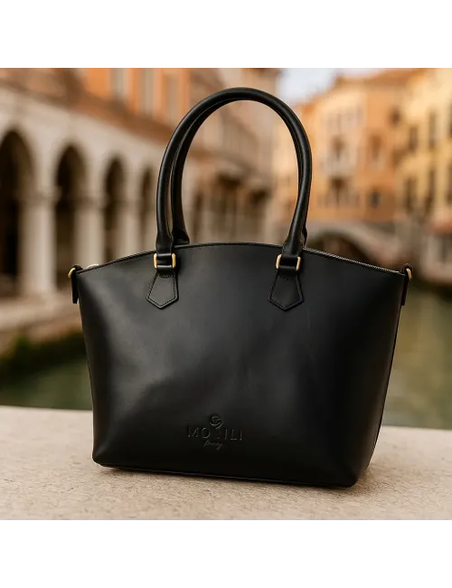 Sac à main en cuir grainé "PARMA" – MONILI